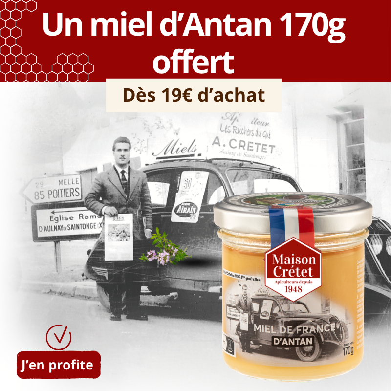 Miel d'Antan 170g offert dès 19€ d'achat 